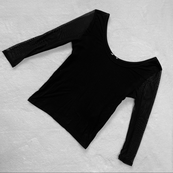 Sexy Mesh sleeve top - Picture 4 of 4